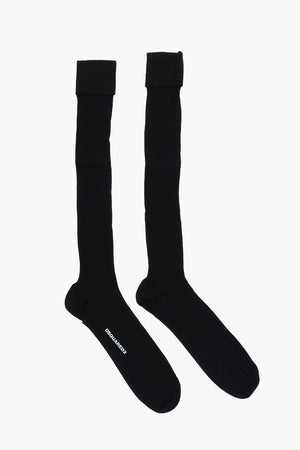 긴 골지 양말 글리터 디테일