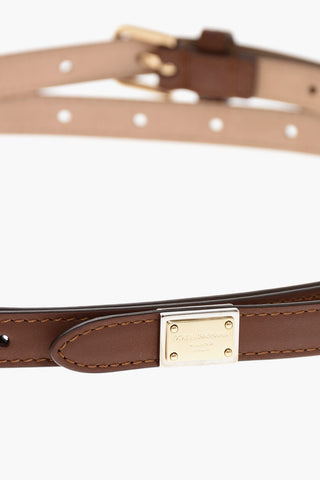 Cintura Slim in Pelle 15mm