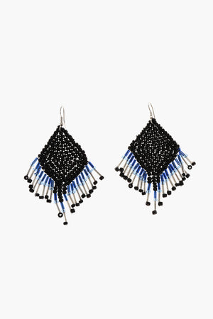 Beaded Pendant Earrings