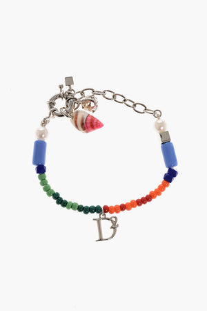 Beaded Anklet with Charms