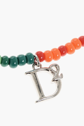Beaded Anklet with Charms