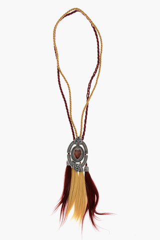 Maxi Collana con Pietra e Nappine