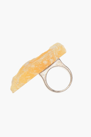 Maxi Ring With Calcite Stone