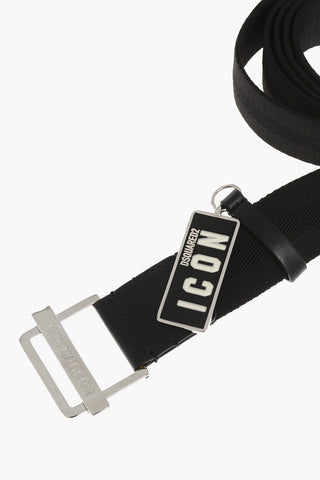 Fabric ICON Belt with Charm 40mm