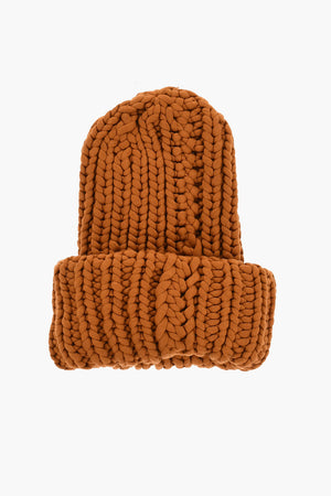 Solid Cotton Knit Beanie