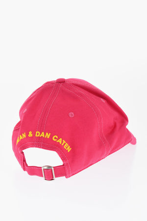 Hut aus Baumwollgabardine mit Frottee-Monogramm