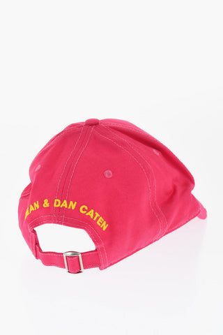 Hut aus Baumwollgabardine mit Frottee-Monogramm