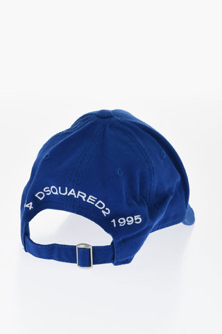 Gabardine Cotton Cap with Embossed Embroidery