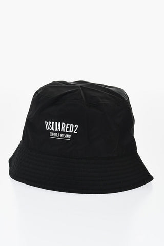Nylon Bucket Hat with Contrasting print