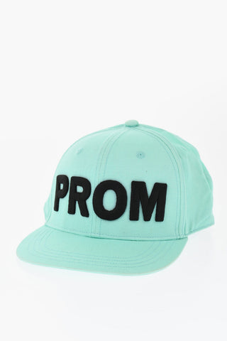 Gabardine Cotton Cap with Embossed Embroidery