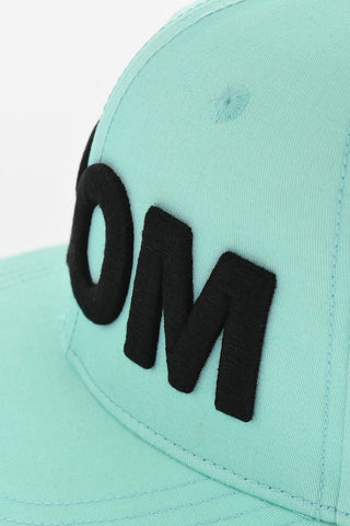 Gabardine Cotton Cap with Embossed Embroidery