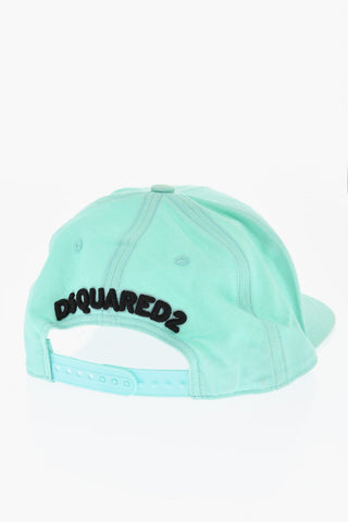 Gabardine Cotton Cap with Embossed Embroidery