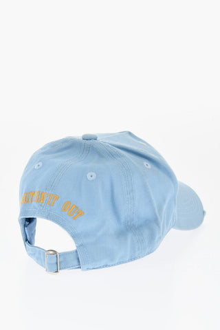 Cotton Cap with Frontal Maxi Embroidery