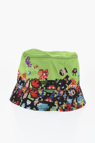 Printed Nylon Bucket Hat