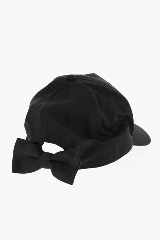 Einfarbige Baseballkappe mit Ton-in-Ton-Logo