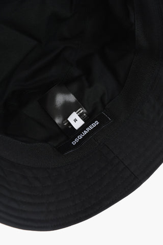 Nylon Bucket Hat with Logo Tag