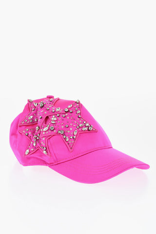 Embellished Jewels Satin Cap