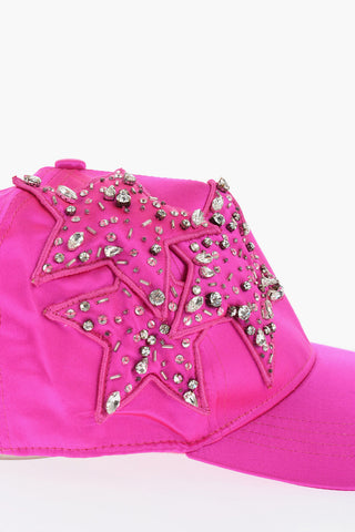 Embellished Jewels Satin Cap