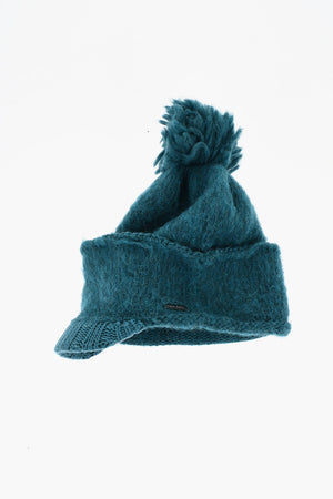 Beanie In misto Lana con Visiera
