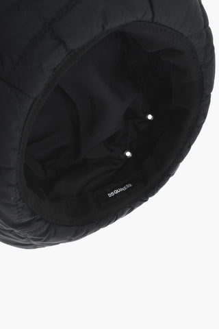 Cappello Bucket Trapuntato in Nylon