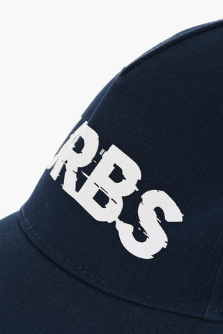 Baseballkappe im Vintage-Look mit kontrastierendem Print