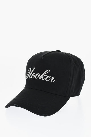 Cotton Cap with Lurex Embroidery