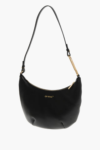 Leather Hobo Bag with Zip Closure