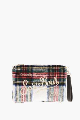 Tartan Wool Blend PARISIENNE Clutch