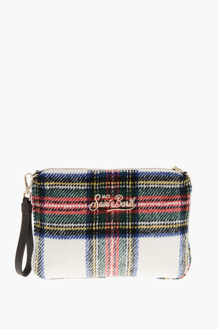 Tartan Wool Blend PARISIENNE Clutch