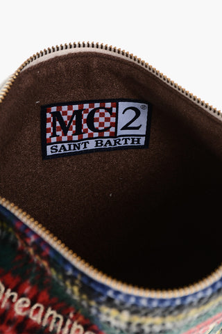 Tartan Wool Blend PARISIENNE Clutch