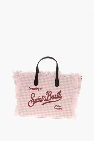 Borsa Tote COLETTE con Motivo Pied de Poule
