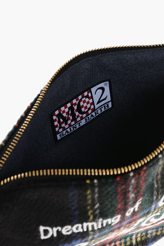 Pochette PARISIENNE in Misto Lana Tartan