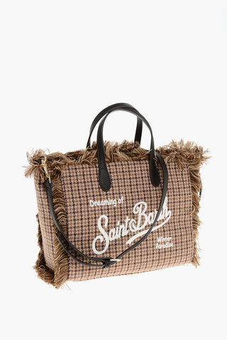 Borsa Tote COLETTE con Motivo Pied de Poule