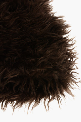 Eco-Fur Beanie with Pom-Pom