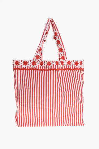 Tote Bag BIGBAG aus Canvas mit Awning-Streifen