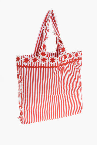 Tote Bag BIGBAG aus Canvas mit Awning-Streifen
