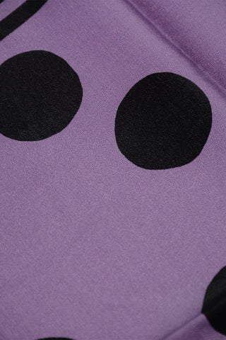 Polka Dot Patterned Silk Pocket Square