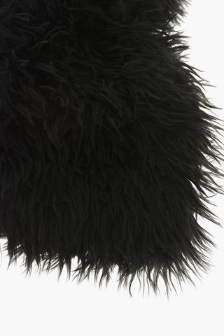 Eco-Fur Beanie with Pom-Pom