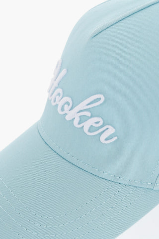 Vintage Effect Gabardine Cotton Cap with Embossed Embroidery