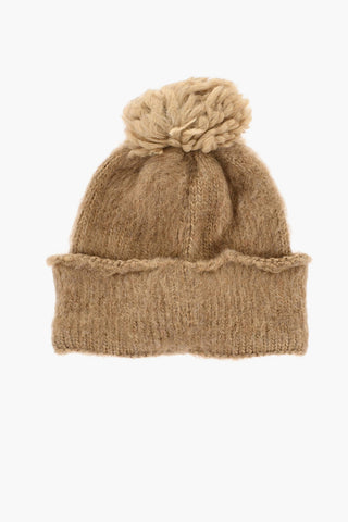 Beanie In misto Lana con Visiera