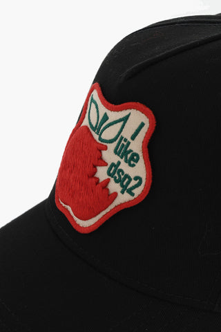 Vintage Effect Cotton Cap with Patch