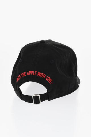 Vintage Effect Cotton Cap with Patch