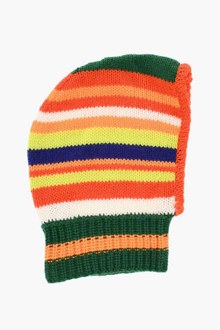 Multicolor Wool Blend Balaclava