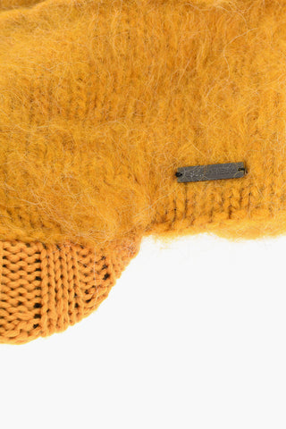 Beanie In misto Lana con Visiera