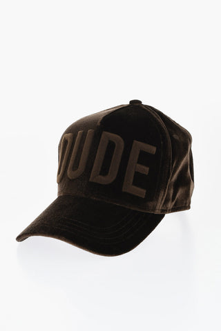 Velvet Cap with Tone on Tone Embroidery