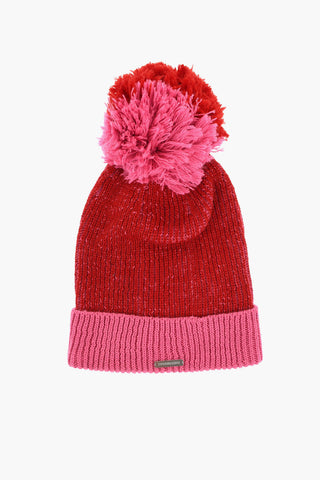 Two-Tone Wool-Blend Beanie