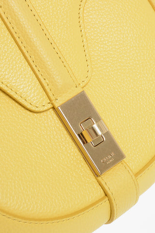 Textured Leather SMALL BESACE Saddle Bag