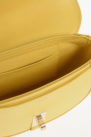 Textured Leather SMALL BESACE Saddle Bag