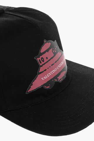 GARAVANI UNDERCOVER JUN TAKAHASHI Cappello Baseball in Tinta Unita con Logo Stampato