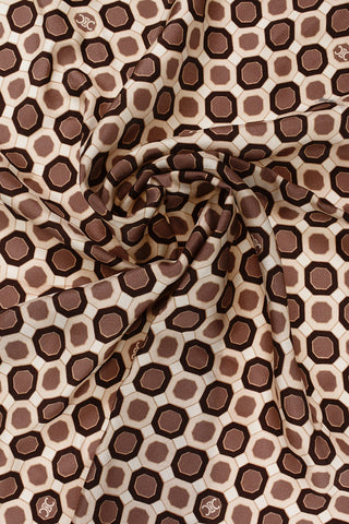 Patterned Silk Foulard